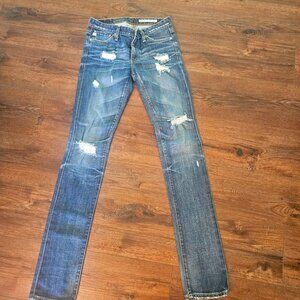 Womens Adriano Goldschimed Boot-Cut Jeans Size:25R